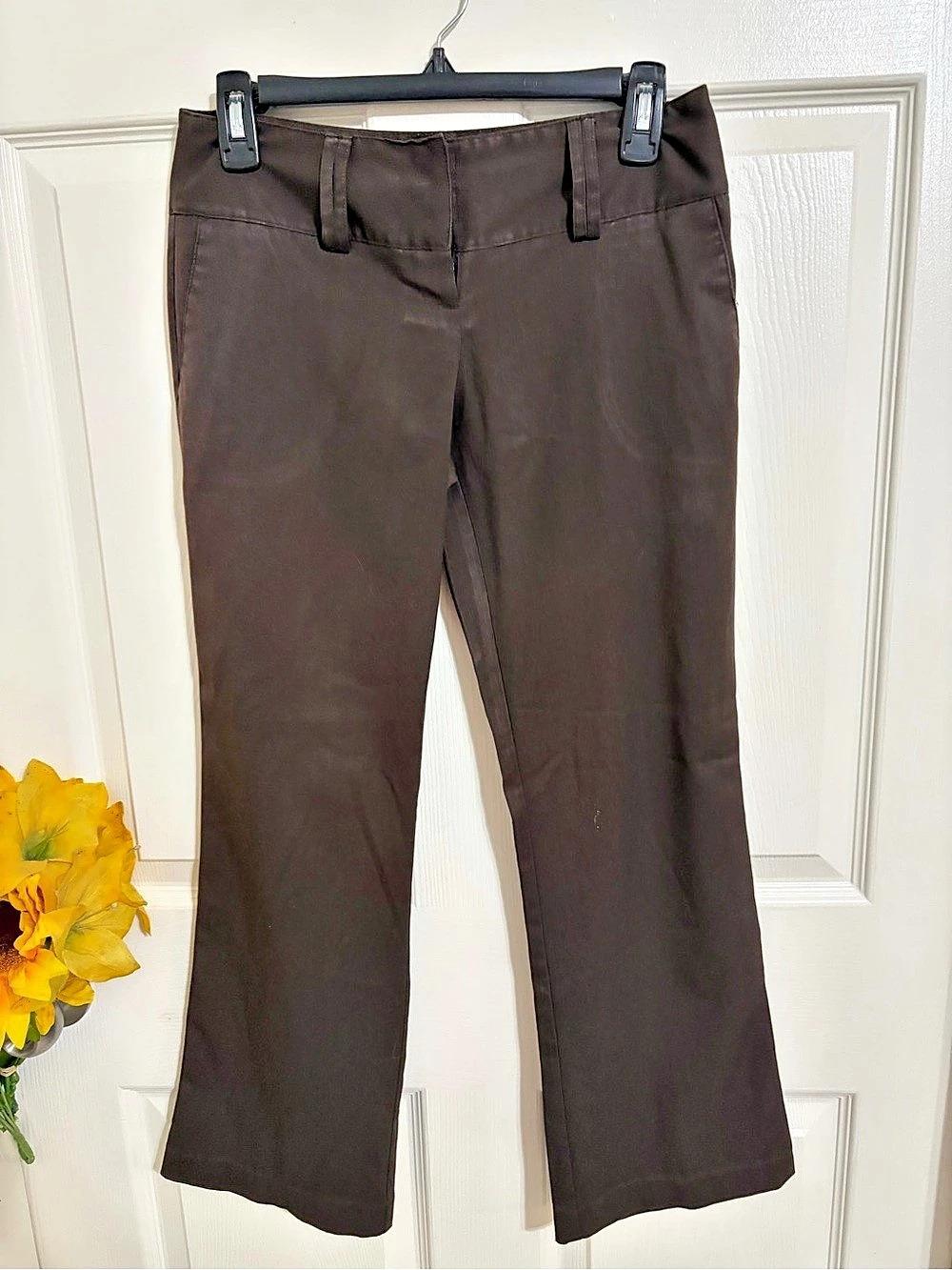 No Boundaries Juniors Bootcut Pants Brown Bootcut Pants Size 9/29 Like New